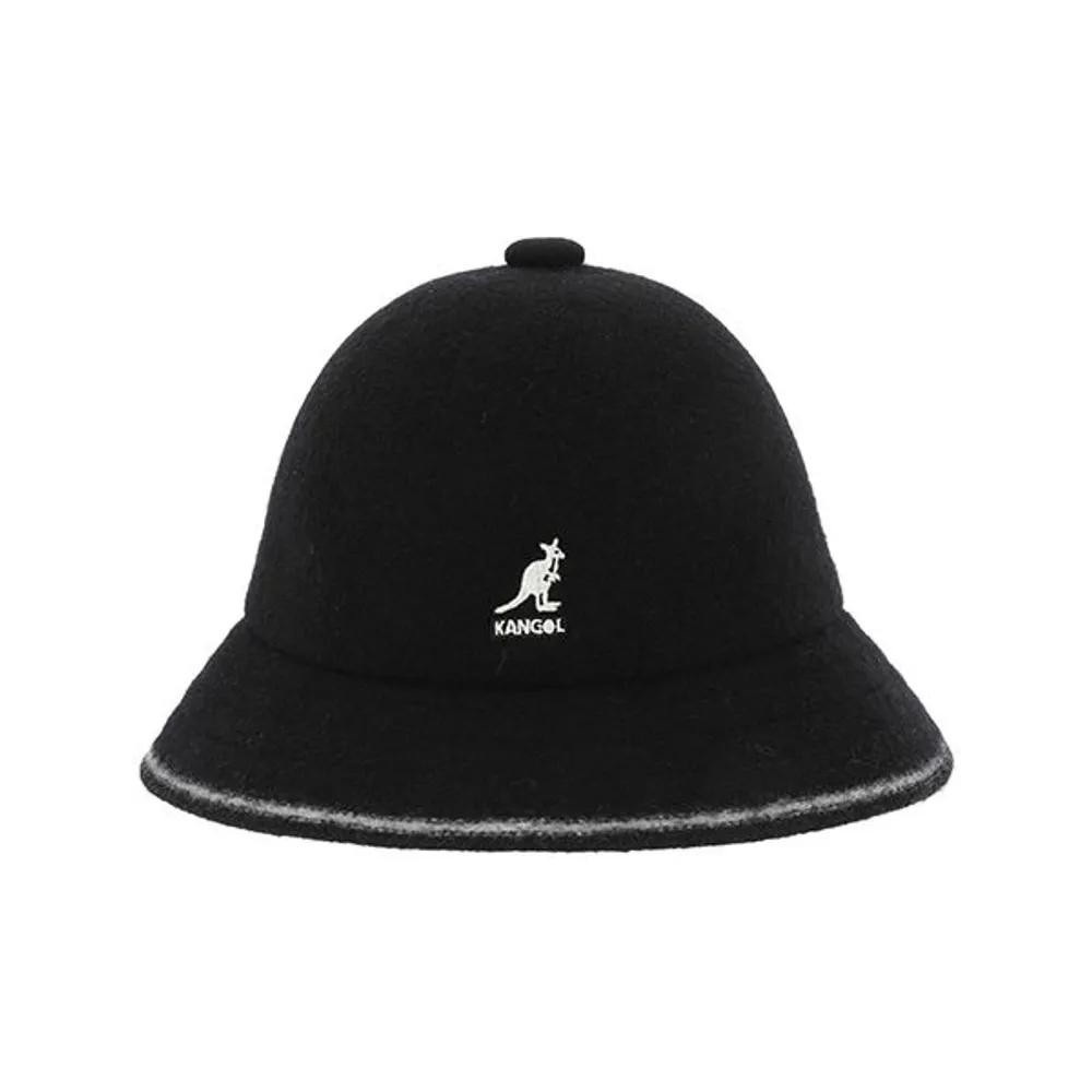 KANGOL K3181ST BLACK/OFF WHITE Casual Striped Bucket Hat K3181ST BLACK/OFF WHITE (L)
