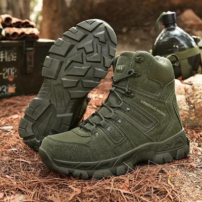 Herren Jagd Wanderschuhe Marke Taktische Stiefel Wasserdicht Schnürung Wüste Unisex Größe Plus Armee Stiefel Motorrad Kletterschuhe