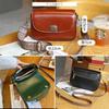 2025 Autumn New Genuine Leather Crossbody Small Square Bag for Women Casual Versatile Cowhide Single Shoulder Fashion Phone Bag