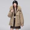 Short Pie Overcomes Women's Winter New Down Cotton Clothes Thickened and Fleece Large Size Warm Jacket