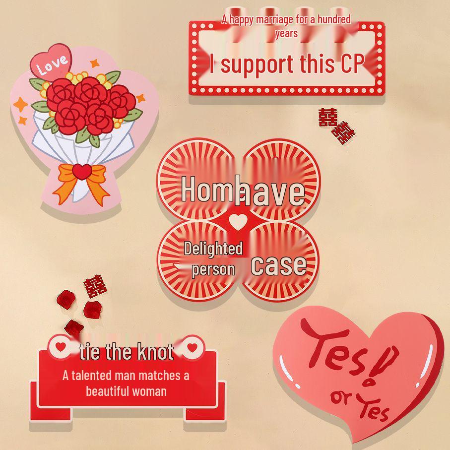 Wedding Party Props: Bride, Bridesmaid & Groomsman Photo Signs for Group Shots & Games