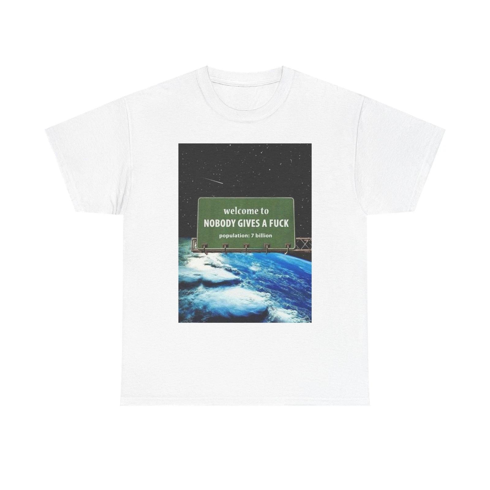 

Welcome To Planet Earth Funny Graphic T Shirt Unisex Heavy Cotton Tee Gift New 3XL