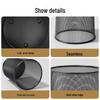 Jingjiang Metal Mesh Office Waste Bins, 3-Pack