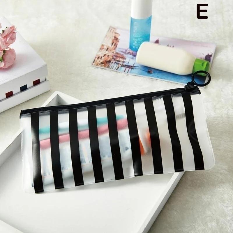 3 Size PVC Clear Pencil Bags Makeup Pouch Zipper Toiletry Holder Pencil Pen Case Cosmetic Bag Small Paper Envelope Pen Bag