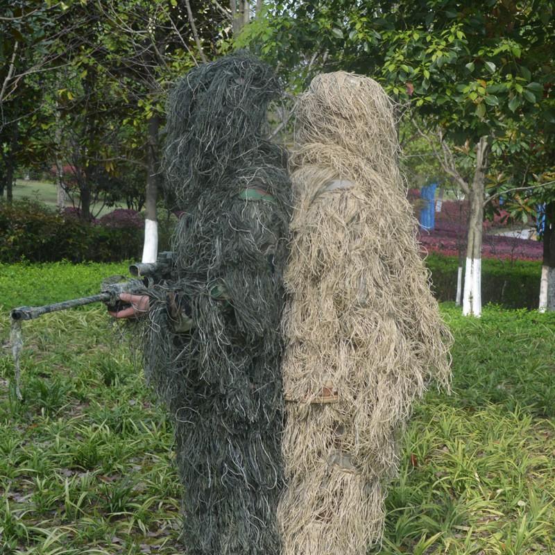 3D lapu maskēšanās tērps putnu vērošanai