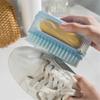 Soap Foaming Box Laundry Brush Two-in-one with Rollers Shoe Rubbing Brush Home Multi-functional Soap Draining and Storage Box