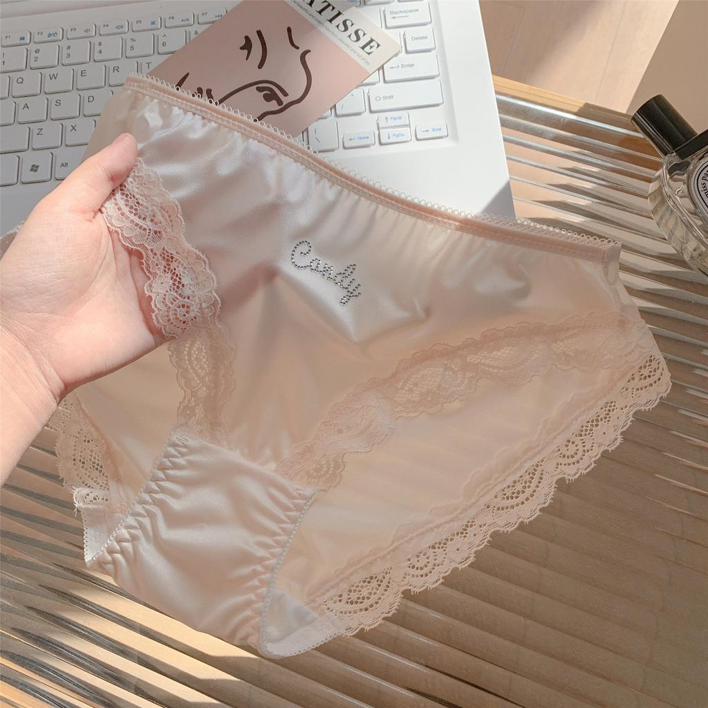 Girl Summer New Style Pure Desire Sexy Lace Triangle Briefs