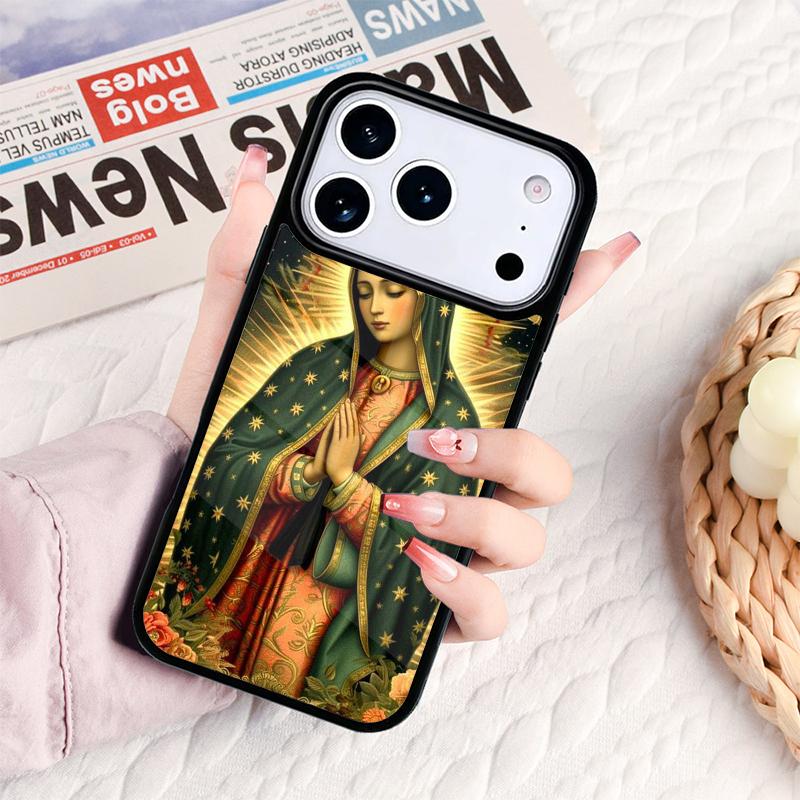 Lady of Roses Guadalupe Phone Case For IPhone 17 16e 15 14 13 12 11 Pro Max Air Mini Soft Protective Cover