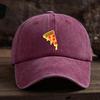 Fun Pizza Printed Baseball Hat for Men and Women Outdoor Fashion Multi functional Fisherman's Hat Trendy Style