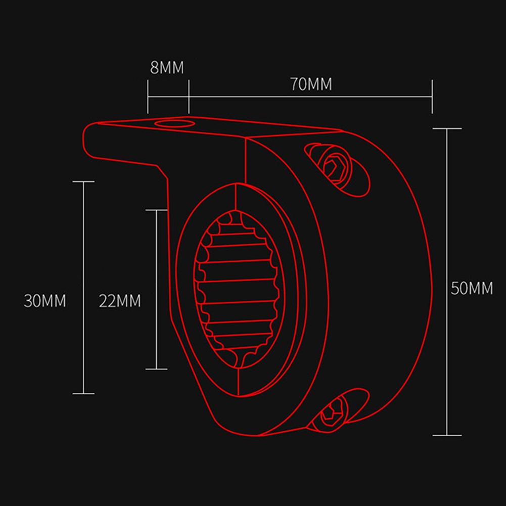 Kit de cleme pentru tub, 22 mm, cleme pentru faruri LED pentru motociclete, suporturi pentru faruri LED pentru motociclete, accesorii pentru motociclete