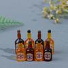 10Pcs Mini Wine Bottles Model Dollhouse Miniature 1:12 For Doll House Decoration