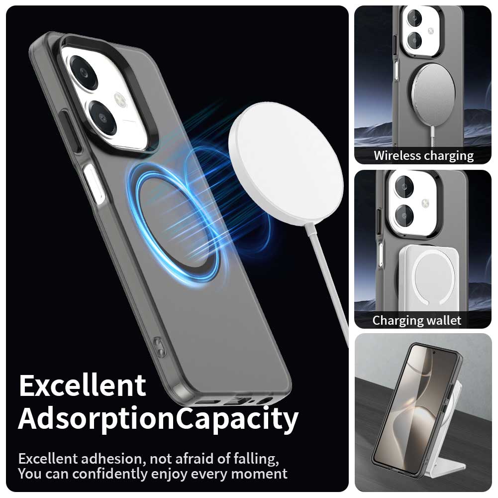 Husă transparentă Magsafe pentru OPPO Realme GT6 GT 6 6T China C61 C63 Narzo N63 Realme GT Neo6 SE Note 60 Suport magnetic pentru mașină Husă pentru telefon