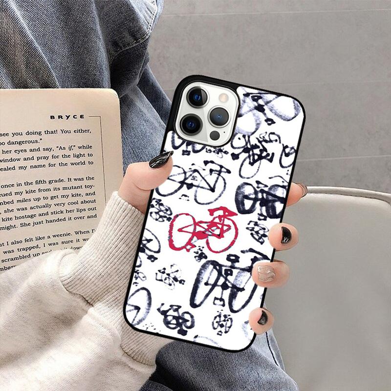 Bike Cycling Phone Case For iPhone 17 Air 16 15 14 plus 11 12 13 Pro  Max coque Cover Shell