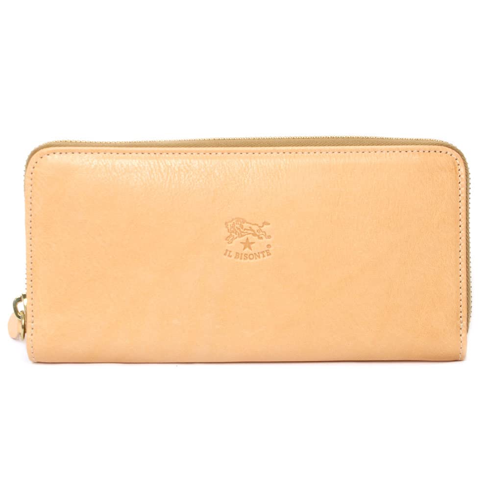 

Round Zipper Leather Long Wallet SZW046 PV0005 NA113 NATURALE Natural [Il Bizonte] [Item]