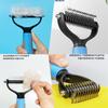 Universal stainless steel pet comb for dogs, detangling comb, cleaning comb, hair remover, cat grooming comb supplies