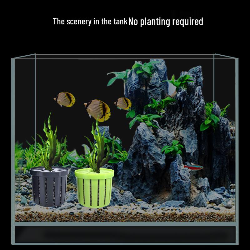 Aquatic Plant Growing Basket - Landscaping Decoration Cup for Root Fixation and Stabilization