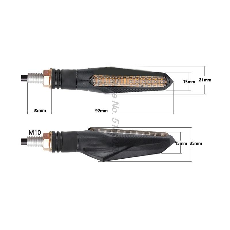 LED Year 2020 New Style Motorcycle Turn signals light Flowing for Yamaha Jog 3Kj Yamaha Drag Star 400 Suzuki Ltr 450 Suzuki