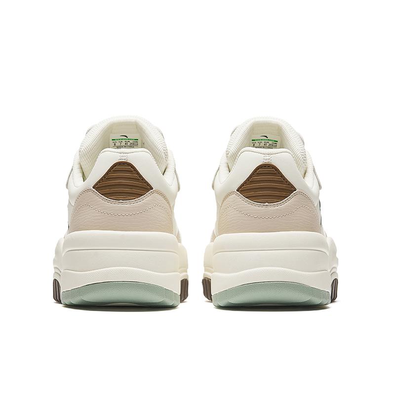Anta Wave Shoes 2 Trendy Versatile Durable Height Increasing Low Top Skate Shoes Men Sneakers White Green 912438016-7