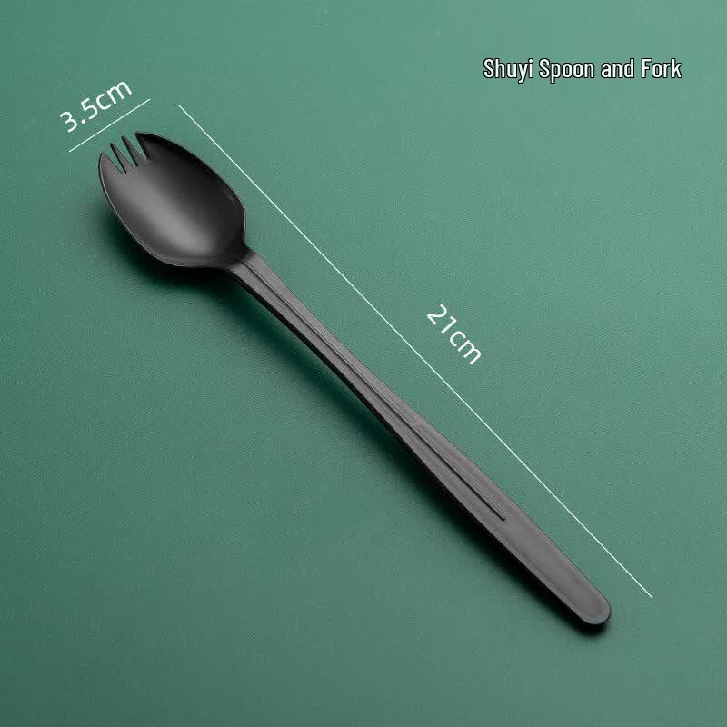 Disposable Long Handle Milk Tea Spoons & Fork Spoons