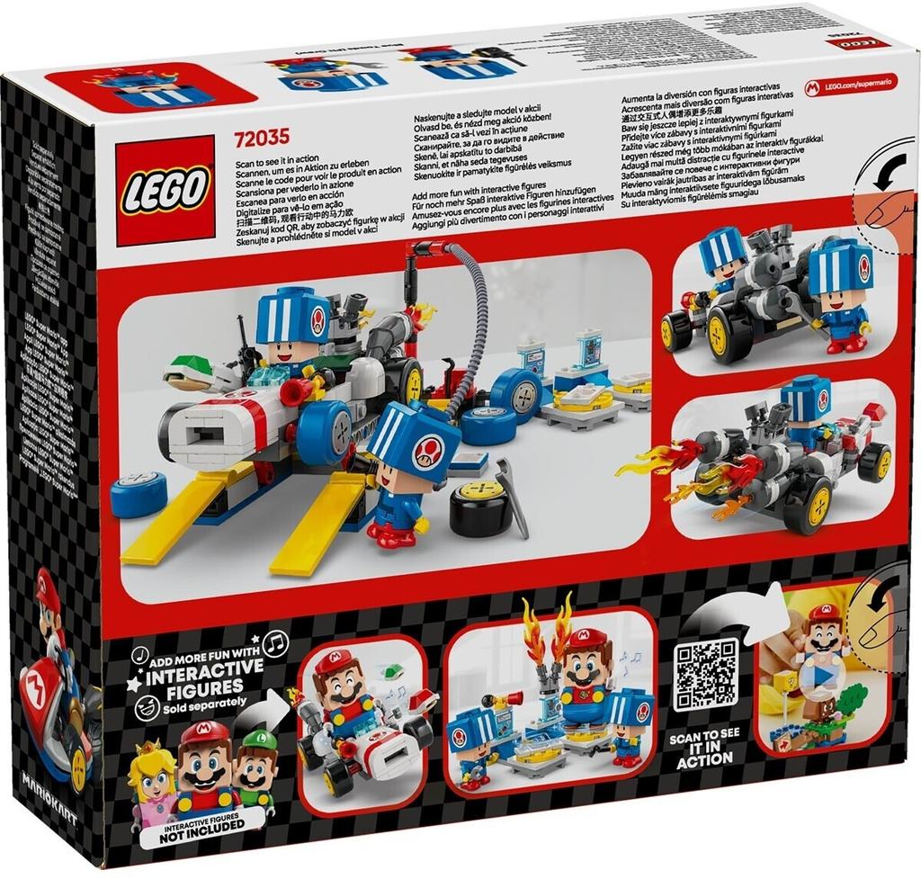 LEGO конструктор Super Mario – Mario Kart – Мастерская Тоада (72035)