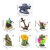 Retro Resins Sculpture Aquarium Ornament for Fish Shrimp Hiding Breeding Fish Tanks Aesthetic Landscape Decoration Gift