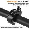 Bicycle Bell Hliníková slitina Bike Bell Ostrý zvuk Jízdní kolo na řídítka Bell Kolo se snadnou instalací