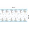 3 Pack Bear Baby Shower Decorations Tablecloth for Boy - Blue Bear We Can Bearly Wait Baby Shower Decorations Party Supplies Table Cover,54in x 108in