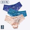 Cutout Sexy Lace Women's Underwear Fashion Skin-friendly Girls Underwear DUASI 3pcs/lot