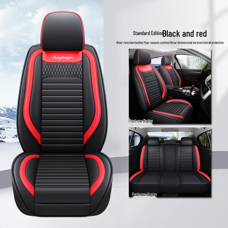 Buick Excelle GT/XT 2021 Lädersätesskydd för 13/14/15-modeller - Fullständigt skydd, Design för fem säten