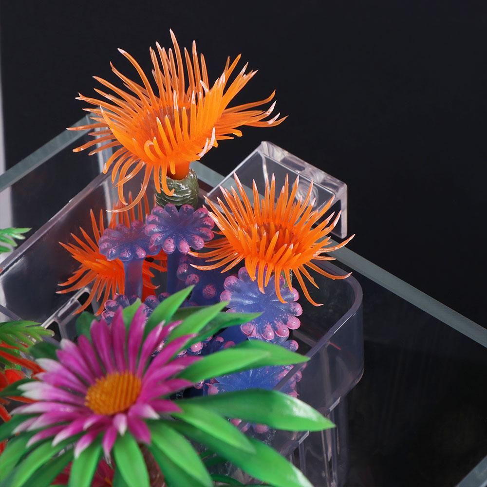 Transparent Aquarium Planting Basket Hanging Aquatic Plant Holder  Landscaping