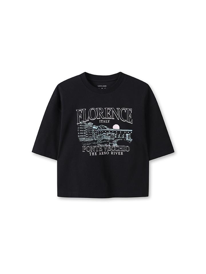 Top Ten Women'S) Cool Air Cotton Graphic Short Sleeve T-Shirt (Loose Fit)_Msf2Ts2012 (A Type)