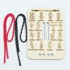 1PCS new wooden knot knot learning training board outdoor life-saving camping knot practice tool