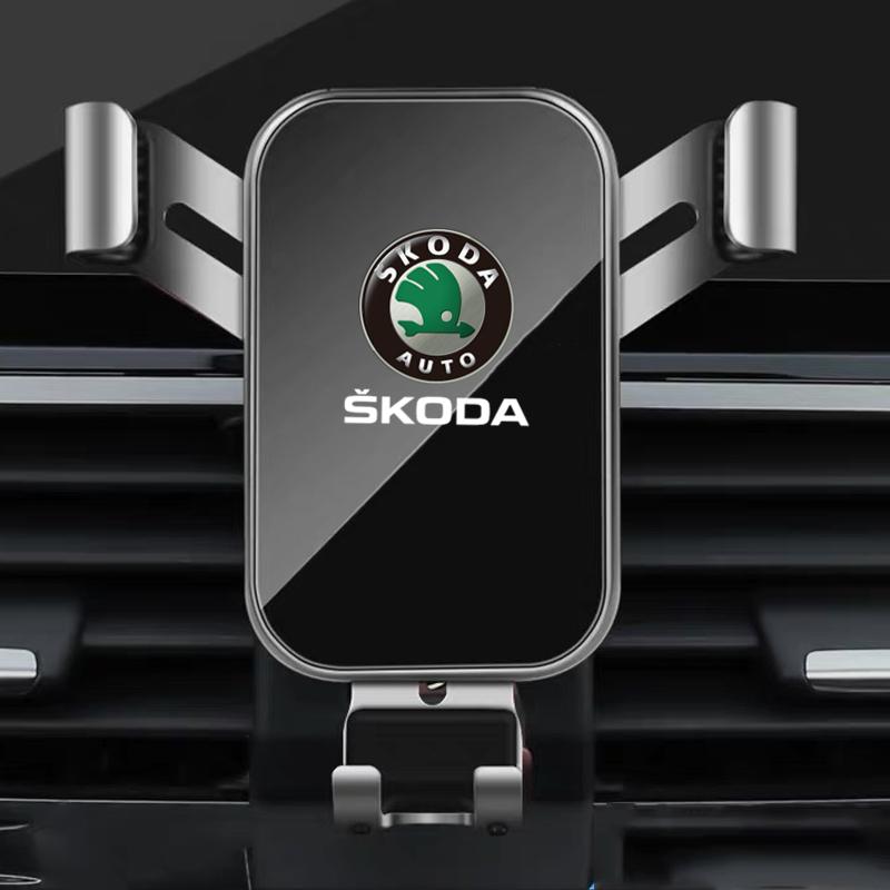 dclaq2 Car Phone Holder Stand Gravity Sensor Universal For Skoda octavia 2 a7 a5 rapid fabia yeti superb SCALA citigo virs Accessories