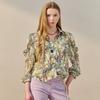 Garden Floral Puff Sleeve Blouse Zf04qb603nh
