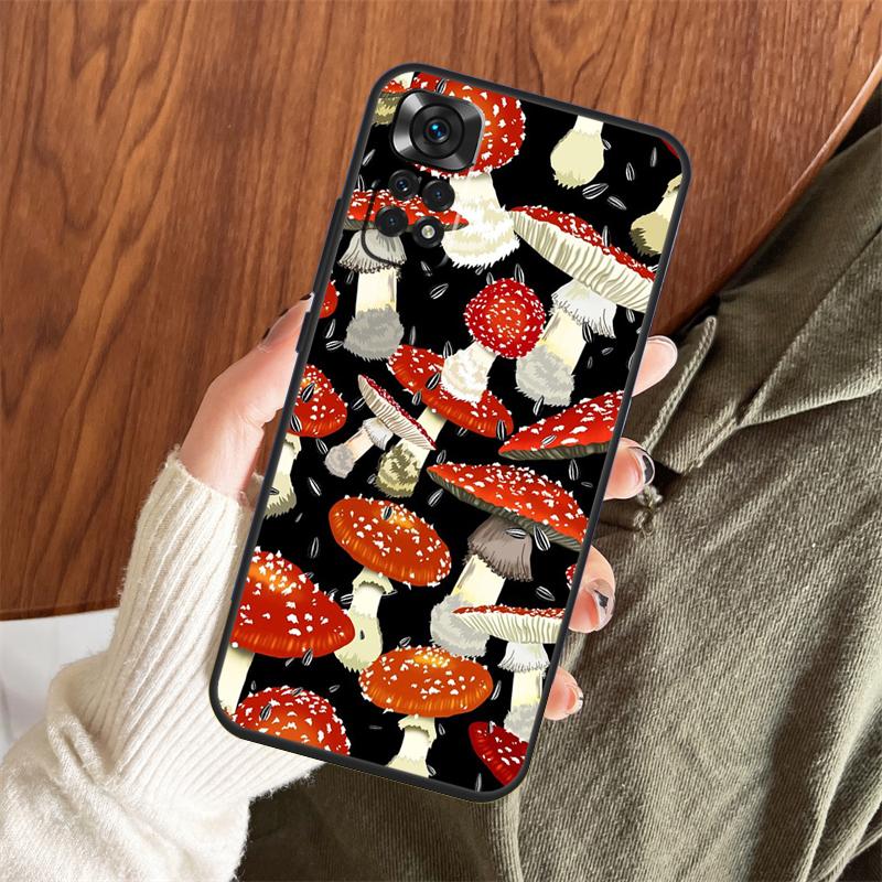 Mushroom Forest Case For Xiaomi Redmi Note 8 9 10 11 12 Pro Note 9S 10S 11S Redmi 10C 10A 9A 9C Back Cover