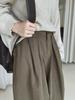 Xu Man Women's Retro Wide-Leg Casual Pants - Solid Color Slimming Style