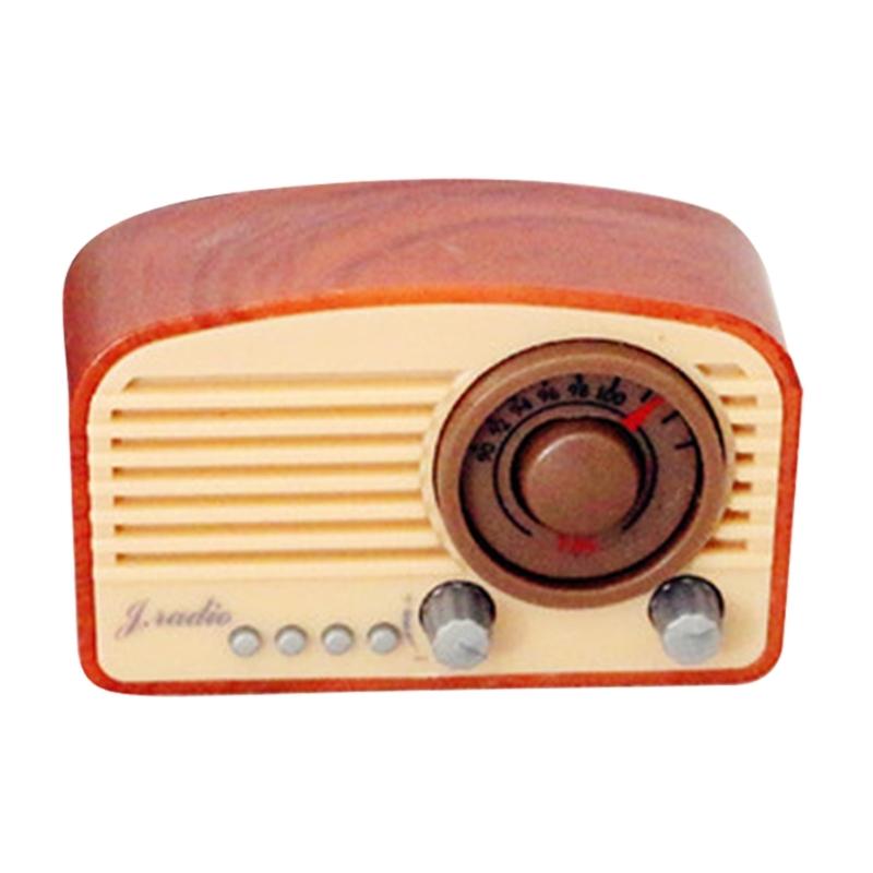 1:12 miniaturních simulací staromódního retro rádia, modelů magnetofonů, nábytku X3UC