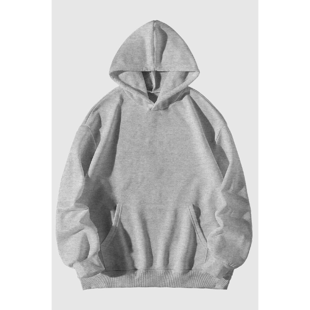 Unprinted Black Pocketed Sweatshirt Hoodie (school Sweatshirt)