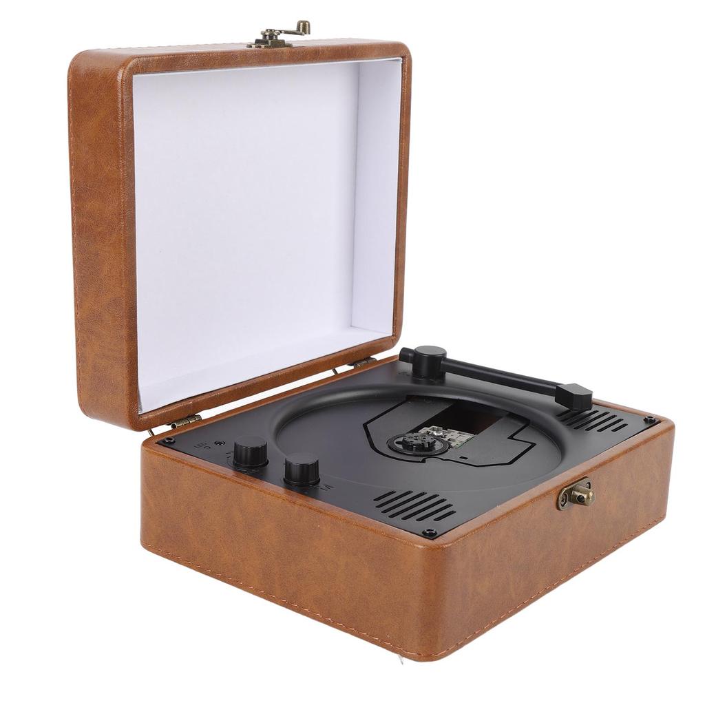Φορητό CD Player Bluetooth με Ηχεία Ρετρό Οικιακό CD Music Player σε Βαλίτσα με Τηλεχειριστήριο