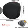 Black Oxford Cloth Garden Hose Reel Cover – Waterproof And Lightweight Rain Snow