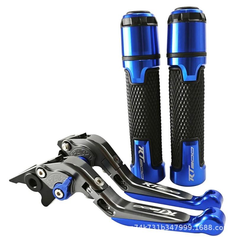 CNC Aluminum Brake Clutch Lever Handlebar Grips Italika RT200 Motorcycle Upgrade Accessories