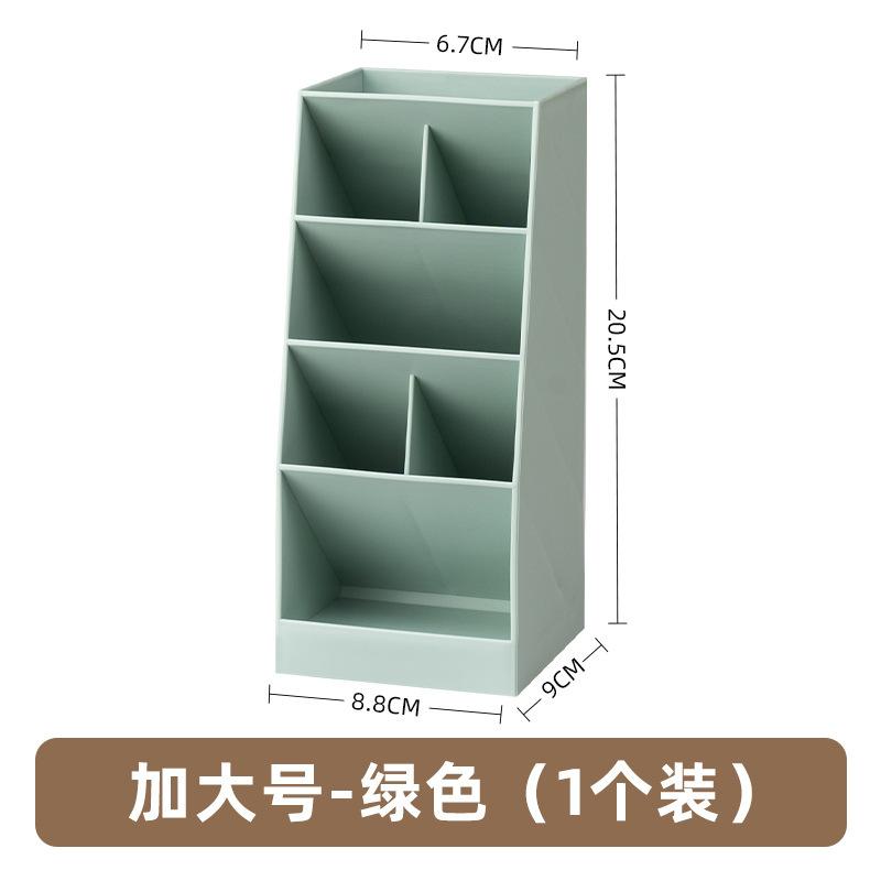 

Plastic Slanted Desktop Stationery Storage Rack, Simple and Multi Specification Storage Pen Holder