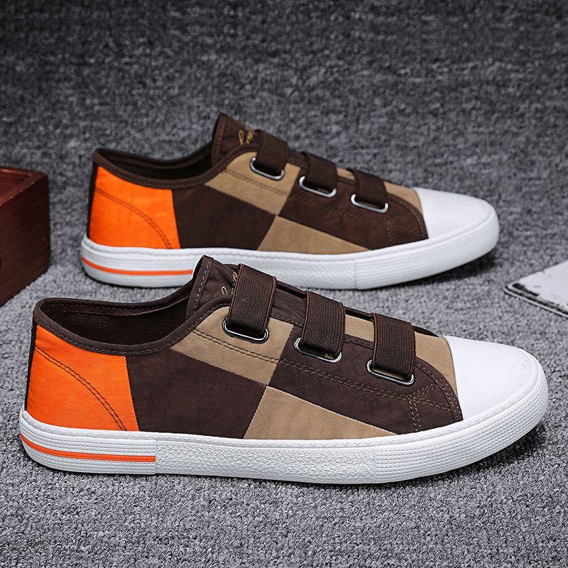 

Модная повседневная обувь для мужчин в стиле ретро, слипоны, парусиновые кеды на плоской подошве, легитимная элегантная обувь для отдыха и ходьбы, обувь для обычного человека 44