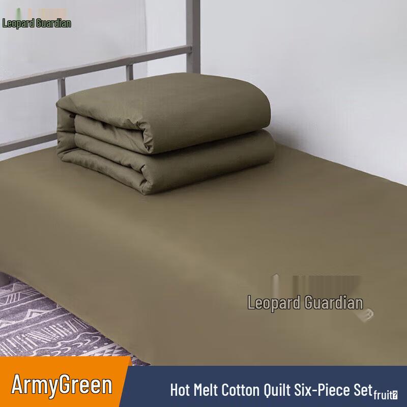 Leopard Defender 4.5 jin Hot Melt Quilt Six-Piece Set