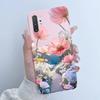 For Samsung Galaxy Note 10 Plus N970F N975F Phone Case Butterfly Flower Girl Design Soft Silicone TPU Back Housing Note10 Covers