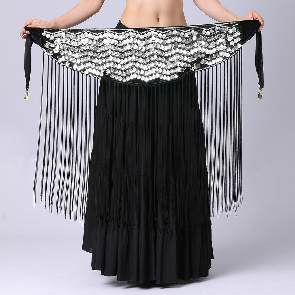 Wave Long Fringe Waist Chain Belly Dance Waist Chain Belly Dance Waist Decoration Dynamic Belly Dance Waist Chain