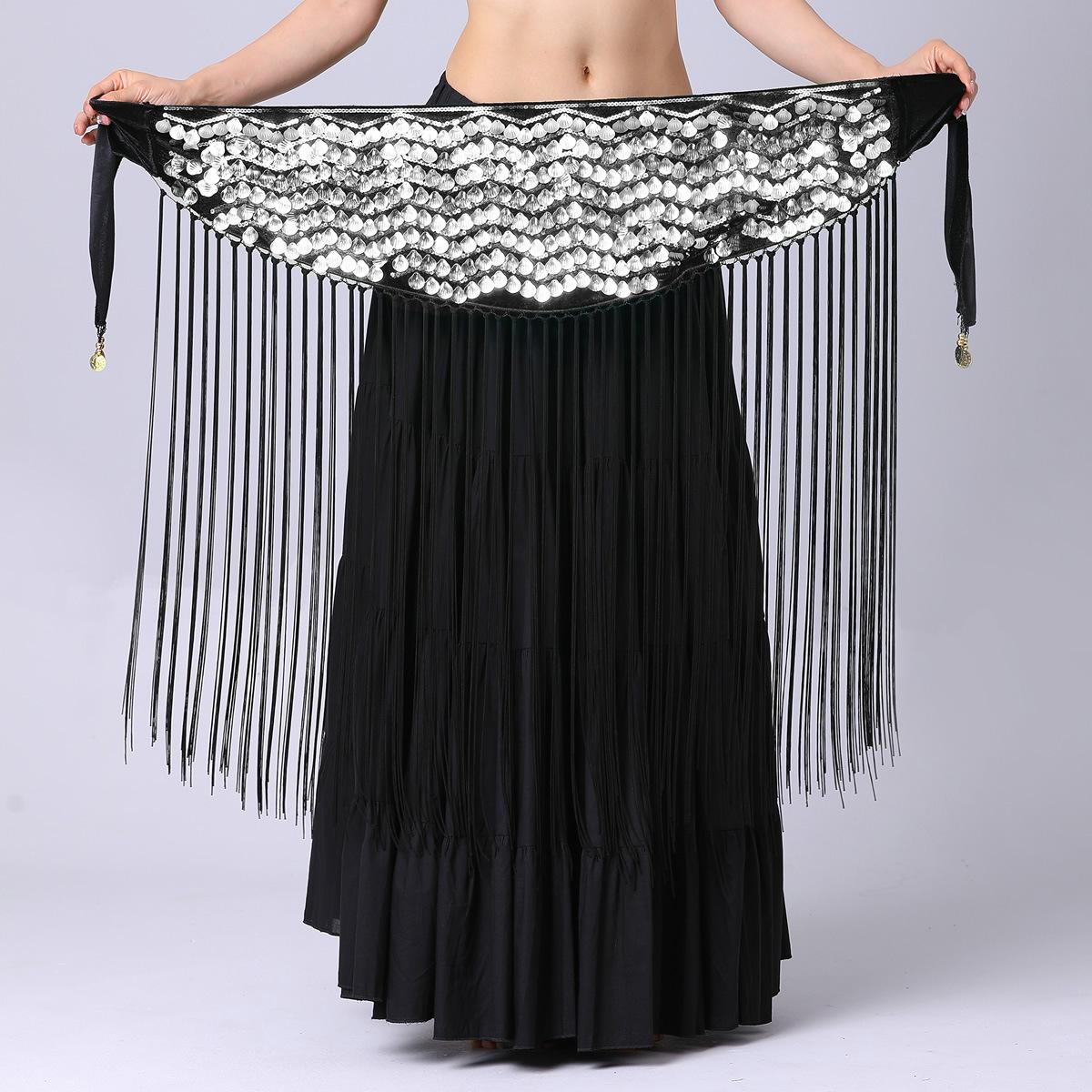 

Волнистая Длинная Бахрома Поясная Цепочка Танец Живота Поясная Цепочка Украшение для Талии Динамичная Цепочка для Талии для Танца Живота one size серебряный