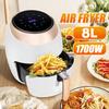 Intelligent Automatic Large Capacity 8L Electric Digital Air Fryer 220V Cooker Oven 1700W Multi-functional Oven NO Smoke Oil Free Fryer APP
