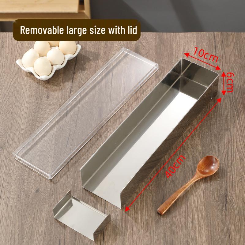 

Прямоугольная форма-резак для тирамису из нержавеющей стали 40×10 - Специальный инструмент для разделения 1 piece