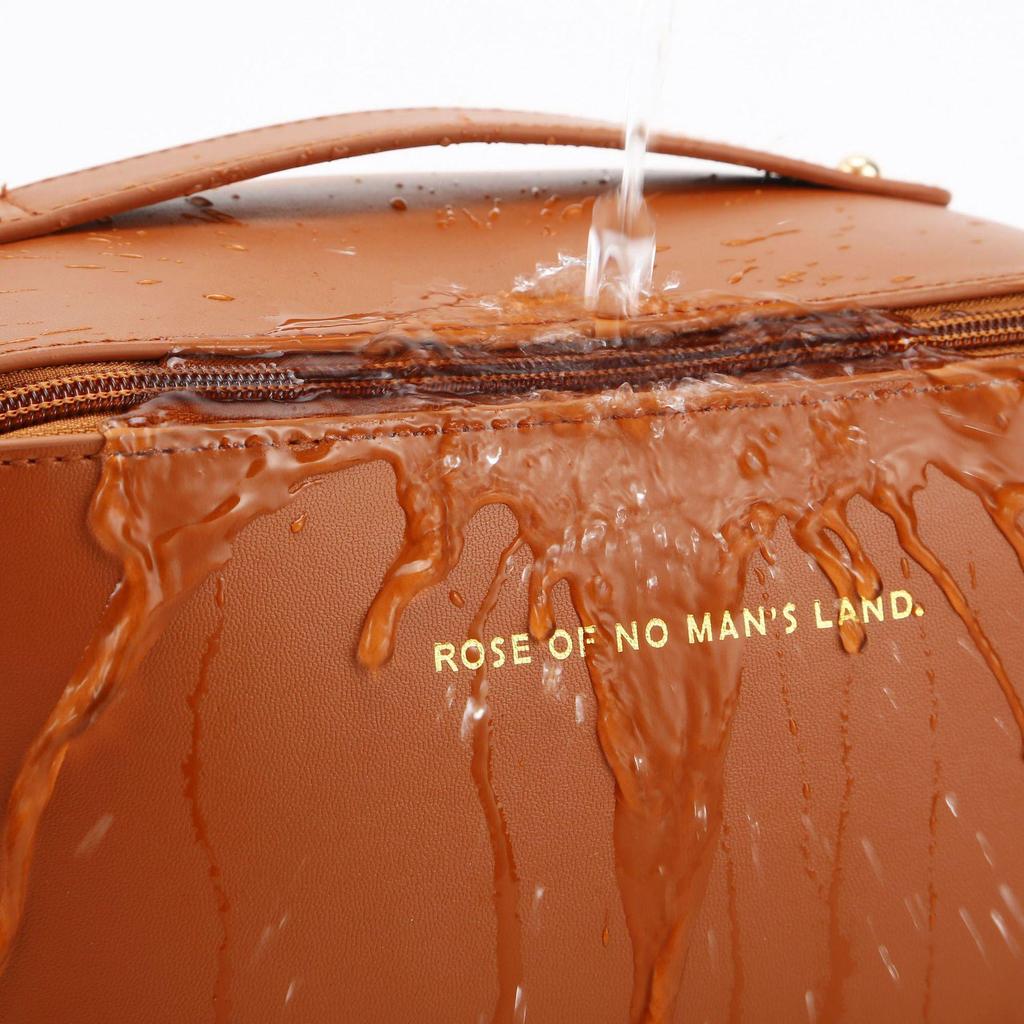 PU Leather Large Capacity Travel Makeup Bag - Portable Women's Wash Bag